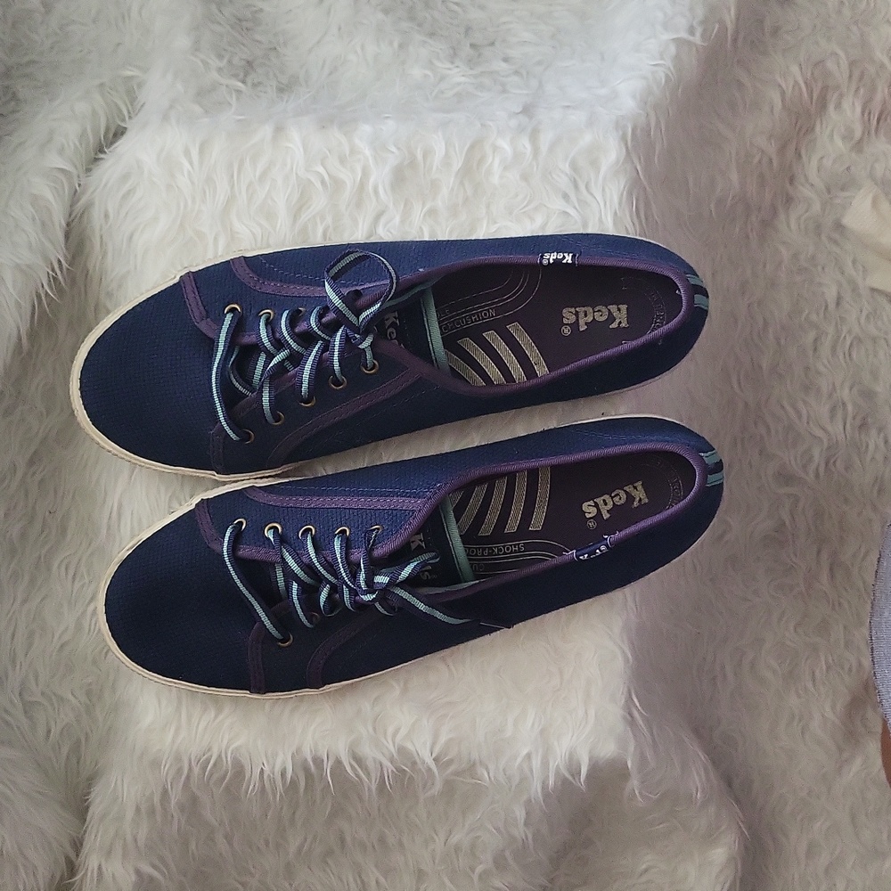 Keds Tennis B lace up Blue Tennis Shoes